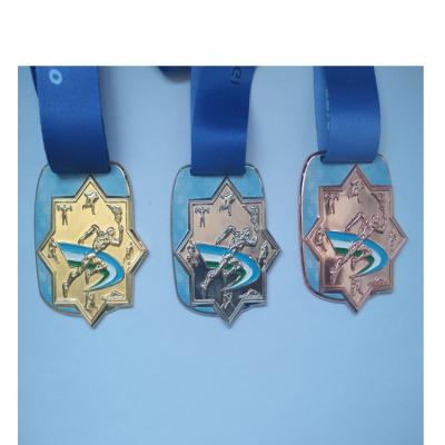 China Custom Zinc Alloy Non-profit Organizations Medals and Trophies Metal Sport Medal for sale