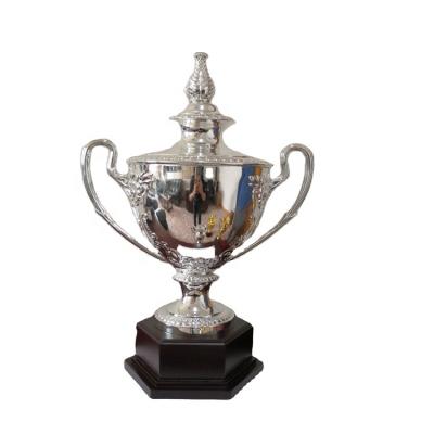 China Wholesale Europe Manufacturer Metal Sports Awards Gold Silver Cup Trophies for sale