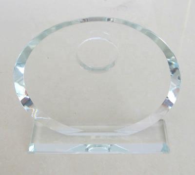 China Europe cheap new style glass trophy for presentation for sale