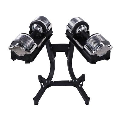 China Increase 1KG Fitness Gym Equipment Commercial Adjustable 72LB Dumbbell Set 32KG 1KG Incremet Adjustable Dumbbell for sale