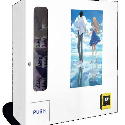 China Micron Mini Wall Mounted smart vending machine for sale condoms durex, mask, PPE and lipstick in hotel for sale