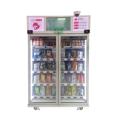 China Smart Metal Fridge Vending Snack Drink Vending Machine For Sale In Remote Control Micron Market for sale