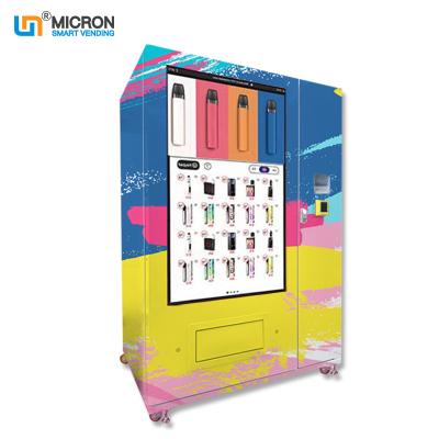 China Metal 55 Inch Touch Screen Electronic E-Cigarette Vending Machine With Age Recognition System for sale