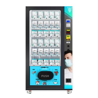 China Smart metal micron WM0-2 PPE facemask vending machine with display and keypad in underground for sale