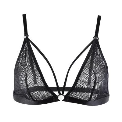 China QUICK DRY Customize Manufacturer Sexy Inmate Lingerie Bra and Panties Underwear Women Lingerie Bralette Lace Wireless Bra for sale