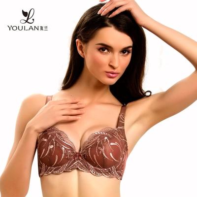 China Women Antibacterial Underwear Wholesale Breathable Mature Girls Sexy Nipple Bra for sale