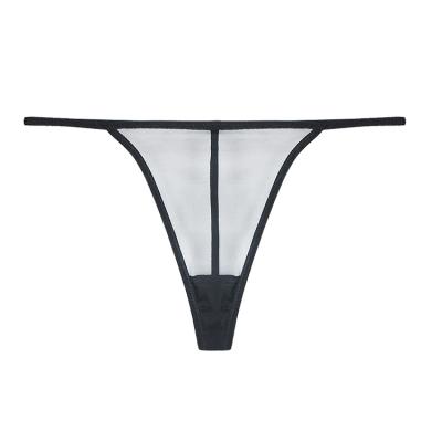 China Low MOQ manufacturer lingerie sex ladies G-string transparent panties women thong antibacterial custom sexy panties underwear for sale