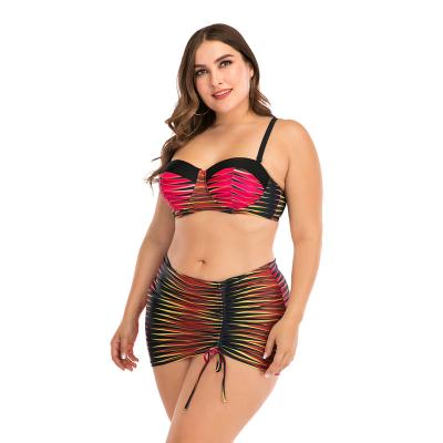 China Women's Anti-UV Women's Sexy Two Piece Swimsuit Swimwear Bikini Sets Plus Size Swimwear and Beachwear for sale