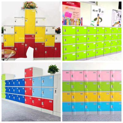 China Gym School High Density ABS Plastic Door Ventilation Locker Cabinet Locker for sale