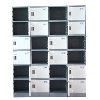 China Eco-friendly School Heavy Duty Floor Gym Knockdown Cabinet ABS Plastic Locker for sale