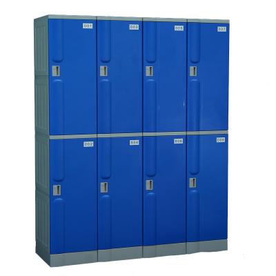 China Anti-Corrosion Waterproof Durable High Density ABS Plastic Lockers For Employee Changing Room for sale