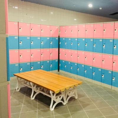 China Utilities 4 Tier Wardrobe High Density Plastic Durable Waterproof ABS Plastic Lockers for sale