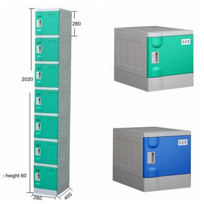 China Outdoor / Indoor Storage Cabinet Most Sold 7 Tier ABS Plastic Mini Locker / Gym Parcel Smart Locker for sale