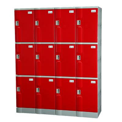 China 2021 Traditional New Design Know Down Plastic Locker For Gym School Water Park for sale