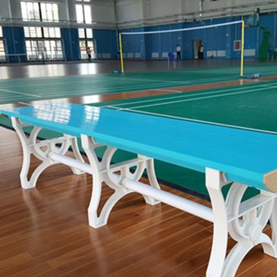 China Outdoor Park Plastic Waterproof Plastic Weight Outdoor Pool Gym Garden Bench Slats Waiting Frame Size for sale