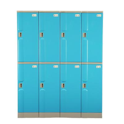 China Environmentally Friendly Multicolor Plastic Electronic Smart Doors ABS / Cabinet ABS Gym / Modern School Lockers for sale