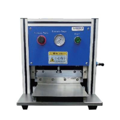 China Laboratory Pneumatic Pouch cell battery edge cut Trimming Battery Plate Cutting Machine For Batteries Trimming for sale