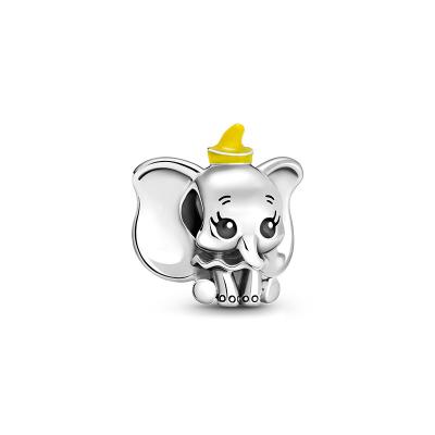 China 2021 New Disney Series S925 Sterling Silver Dumbo String Jewelry Love Heart DIY Durable Pendant Accessories for sale