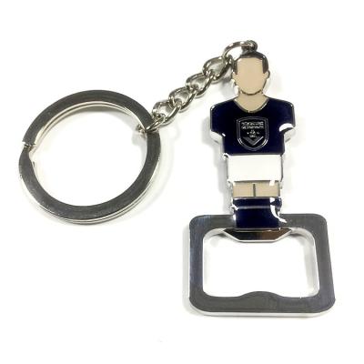 China Multifunctional Creative Metal Cartoon Shape Metal Bottle Opener Alloy Bottle Opener Key Chain Key Chain for sale