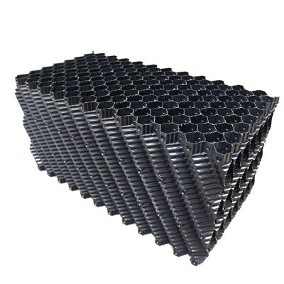 China Growing cross section or add water conservation time sheet cooling tower plastic fill media, counterflow cooling tower PVC to fill packages for sale