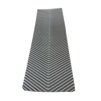 China Hotels High Efficiency CF1200 Cooling Tower Cross Grooved Film Fill for sale