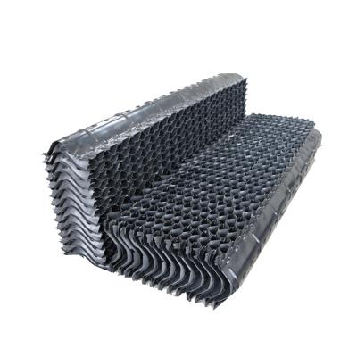 China Efficientlye Remove Entrained Particles From Air Vapor Cross Flow Wave PVC Drift Eliminator PVC Fill Module For Cooling Tower Eliminator for sale