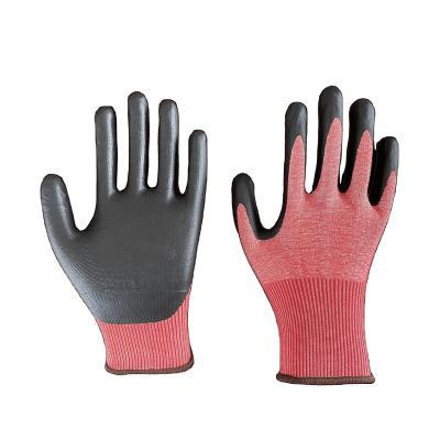 China Anti-cut Factory Cut Resistant Anti-cut Nitrile Foam Gloves for sale