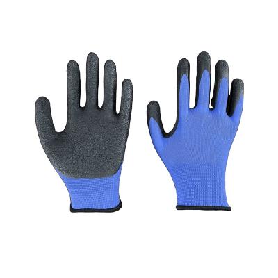 China Factory Supply Ply Anti-Slip Latex Safety Gloves for sale