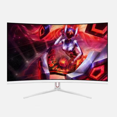 China Curved Wholesale 32 Inch Led Computer Desktop PC Gaming Monitor 75hz Curve Screen Gaming Monitor for sale