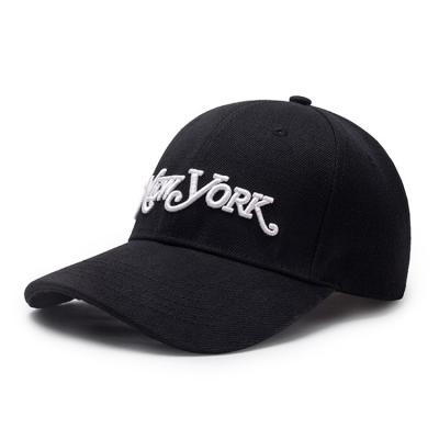 China New York COMMON High Quality Promotional Baseball Cap Fashion Casual Fitted Embroidered Baseball Hats for sale