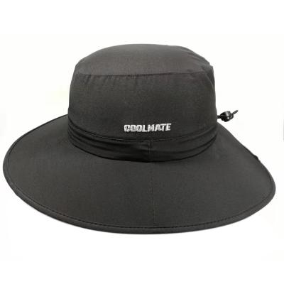 China New Image Sun Fitted Black Bucket Hat Golf Bucket Hat S/M for sale