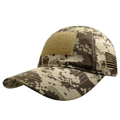 China 6 Panel COMMON Custom Tactical Baseball Hat and Camouflage Embroidery Patch Military Hunting Hat for sale