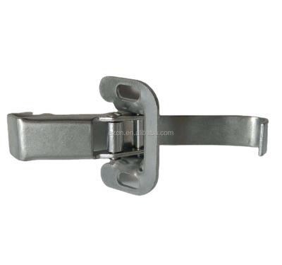 China Refrigerated ruckle/Electric long cabinet latch latch/Hasp hook freezer truck gear/Stainless steel flat toggle latch/Iron toggle toggle for sale