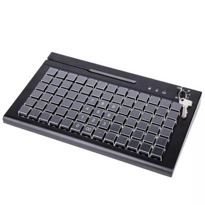 China Mechanical Supermarket Retail Cash Register System Pos BSM-KB78 78 Keys Usb Programmable Keyboard for sale