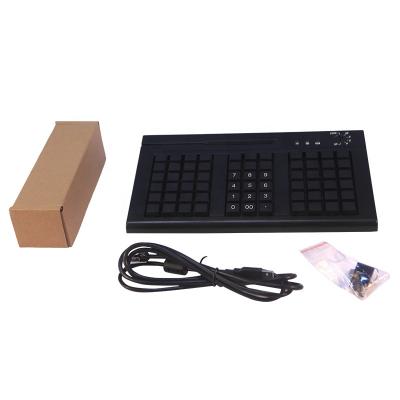 China New Product 60 Mechanical Keys 3 Way Programmable Membrane Keyboard BSM-KB60 With Card Reader for sale