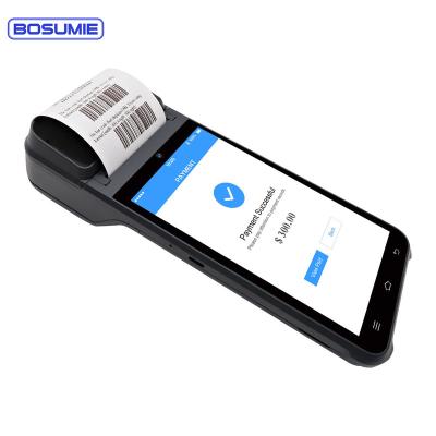 China SDK Mobile 5.5 Inch Portable Payment Android POS With Built-in Printer Android Handheld POS Terminal Z92 for sale