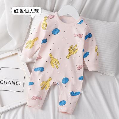 China Comfortable Infant Spring and Autumn 2023 New Crane Babies Baby Open Crotch Crotching, Narcut Pajamas Newborn Children's Breathble Clothing for sale