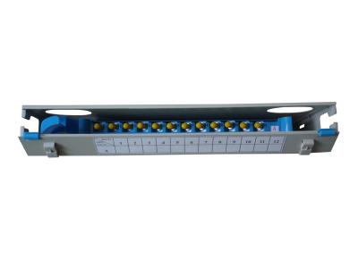 China FTTH FTTxFTTB Network FTTH Rack Mounted Fiber Optic Patch Panel ODF-R12 for sale