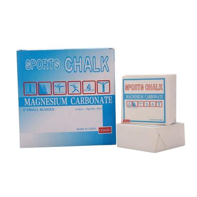 China Custom Logo Premium Quality 2 oz Block 100% Magnesium Carbonate Gym Sports Chalk HC8578 for sale