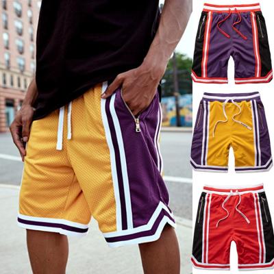 China Wholesale Antibacterial Empty Mens Boys Polyester Embroidery Sublimation Basketball Shorts College Vintage Raptor Basketball Shorts With Pockets for sale