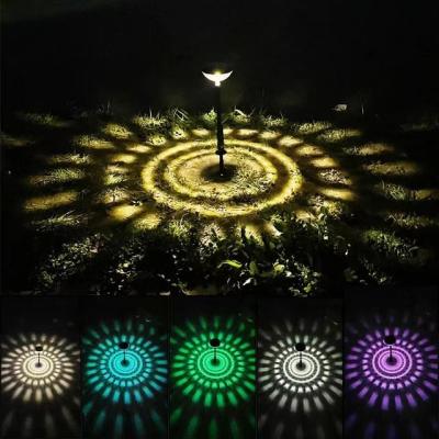 China Outdoor Garden Amazon Best-Selling Landscape RGB Color Changing Waterproof Ground Solar Pathway Lamp LED Garden Lawn Lights Socket for sale