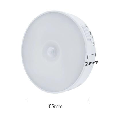 China Modern PIR USB Rechargeable Human Body Induction Lamp Motion Sensor LED Smart Smart Home Light For Home Decoration for sale