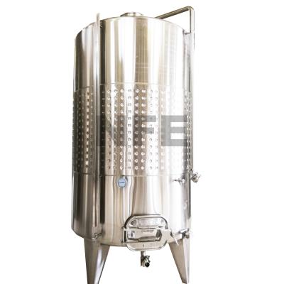 China Brewing Plant 2000L Stainless Steel Fruit Cider Fermentation Fermenter Jacketed 304/316 Tank for sale