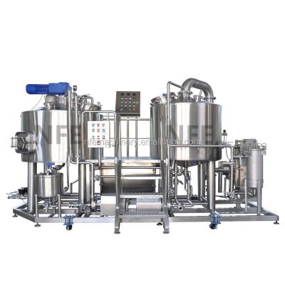 China 500 Liter Electric Enthusiast Turnkey Project Brewpub Beer Brewery Restaurant Steam Jacket Microbrewerybrewing Equipment for sale