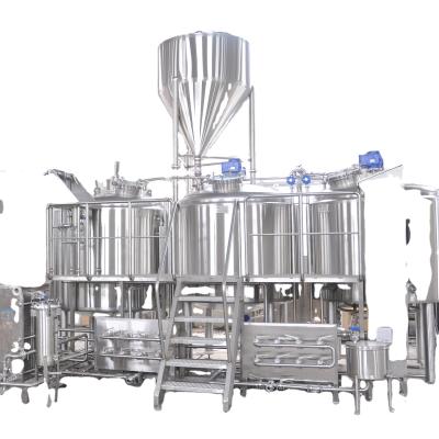 China Hotels 2000l 3 Ships Automated Beer Brewery Brewery System for sale