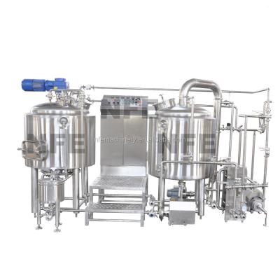 China 200L brewing and beer plant small bar beer equipment plant cost for small brewing plant for sale