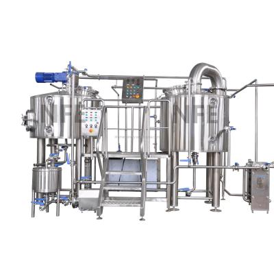 China Hotels High Efficiency 200L Beer Brewing System for sale