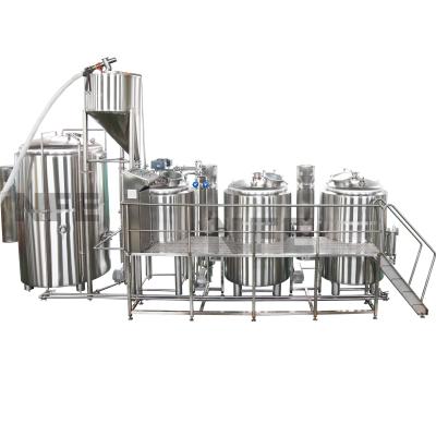 China Brewing Plant Three Vessels Brewery 7bbl Fired Beer Heating Kettle for sale