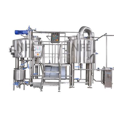 China Beer making stainless steel 300l 500l malt barley beer brewing craft brewery equipment for bar for sale