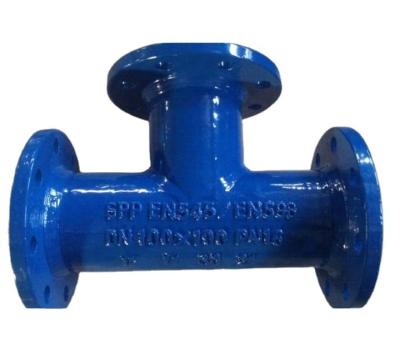 China Malleable iron plug equal tee for DI pipe and cast iron pipe low price tee high quality equal for sale